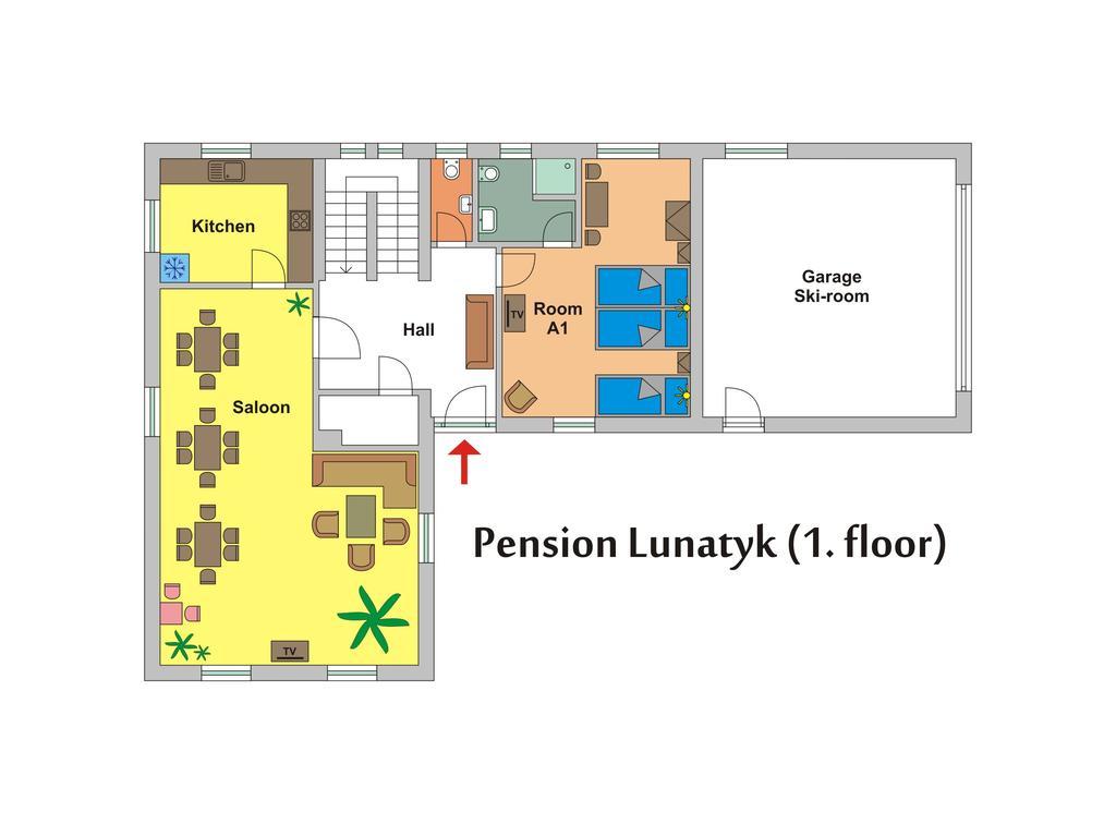 Pension Lunatyk Liptovsky Mikulas Ngoại thất bức ảnh