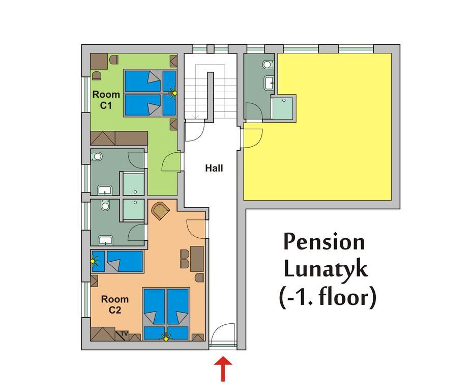 Pension Lunatyk Liptovsky Mikulas Ngoại thất bức ảnh